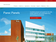 Tablet Screenshot of parocpanels.com